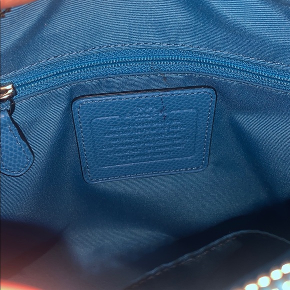 Two Coach purses, good condition, pink and blue. - Picture 7 of 13